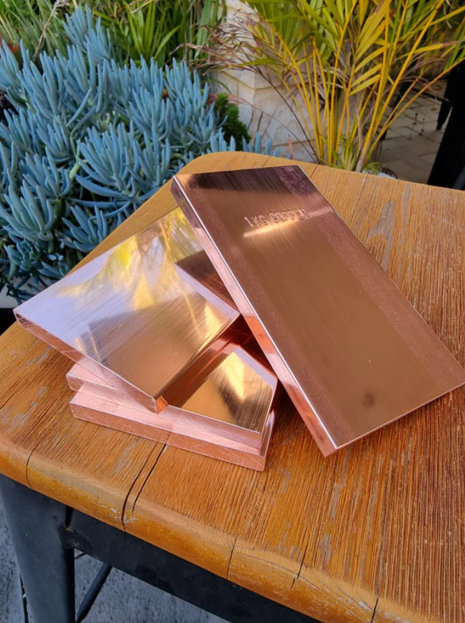 1kg Copper Ingot - 1000g Copper Bar - Outback Bullion